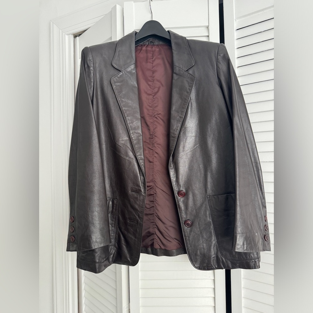 Real leather jacket / blazer - Picture 2 of 6